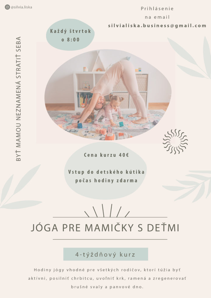 Lapky - joga pre mamicky letak